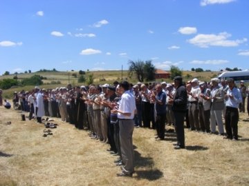Kocayazı Köyü yağmur ve şükür duası yaptı