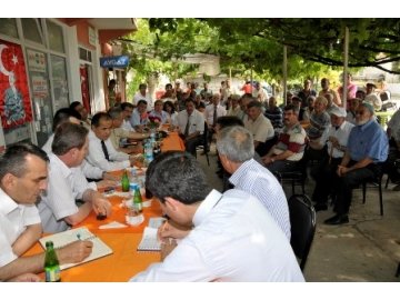 Vali Aydoğdu, Vize köylülerinin dertlerini dinledi
