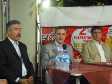 Milletvekili Sarıçam’ın referandum bilgilendirmeleri sürüyor