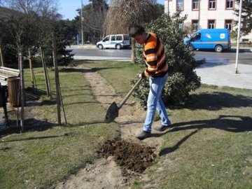 Belediyenin bahar çalışmaları hız kazandı