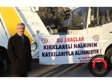 Kırklareli Belediyesi Araç Filosu’nu güçlendirmeye devam ediyor