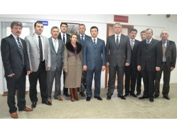 Başkan Genç ve ekibi ziyaretlerine, Kaymakam Alkan’la başladı