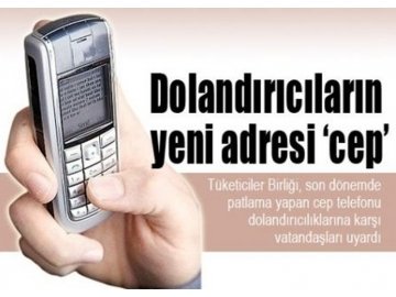 Yine aynı plan, yine dolandırıcılık