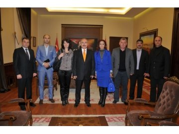 Bulgaristan heyetinden Vali Yaman’a ziyaret