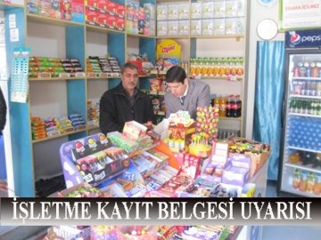 “İşletme Kayıt Belgesi” almak zorunlu hale getirildi