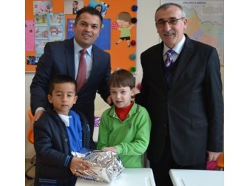 İki okul kardeş oldu, çocuklar sevinçle doldu