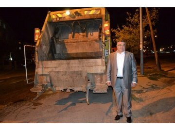 Çöplerin Gece Toplanması Uygulaması Pilot Mahallerde başlatıldı