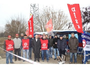 Lüleburgaz’daki Danone işçiler 36 gündür eylemde
