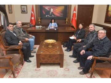 Meyveciler’den Vali’ye ziyaret