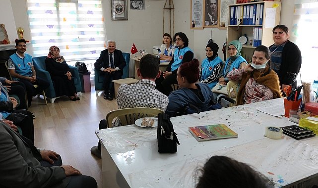 Müftü Yığman’dan Engelsiz Hayat Eğitim Kültür Spor Kulübü ve Derneği’ne ziyaret