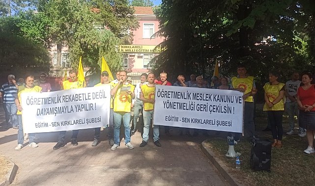 Eğitim Sen Kırklareli Şubesi’nden “Öğretmenlik Meslek Kanunu” Açıklaması