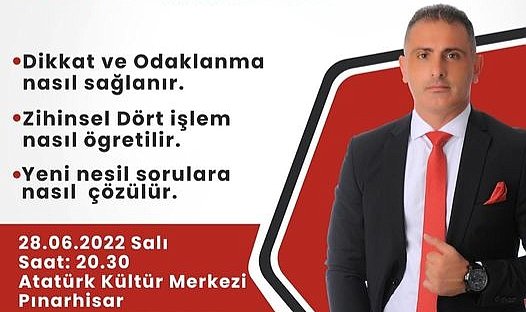 Sihirli Matematik Kurucusu Pınarhisar’a Geliyor
