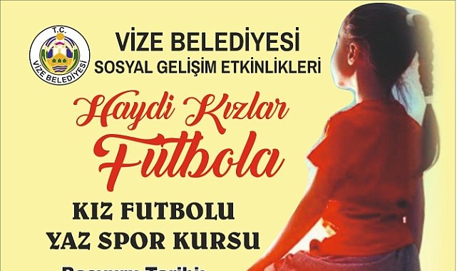 Vize Belediyesi Yaz Spor Kursları Açılıyor
