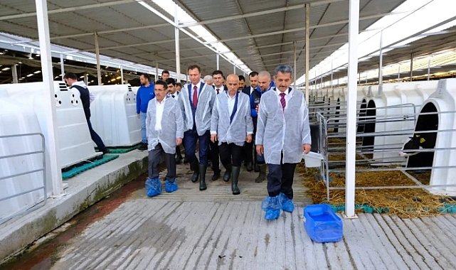 Bakan Kirişci’den Süt Sığırcılığı İşletmesi Ziyareti