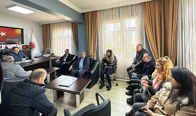 Demirköy Belediye Başkanı Gün’ün Ziyaretçileri Vardı