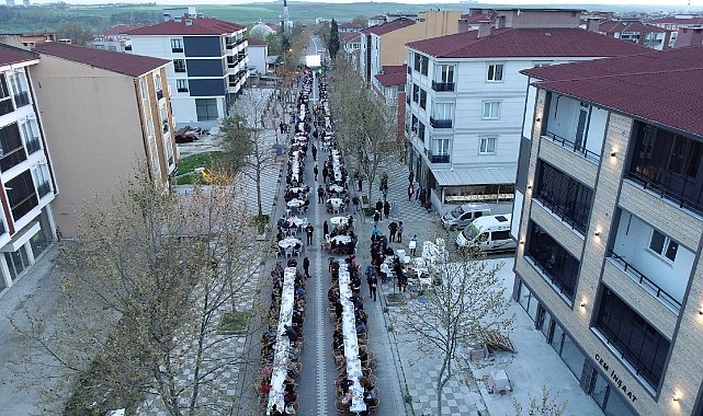 Ergene Belediyesi’nin Ramazan bilançosu; 25 bin kişiye iftar