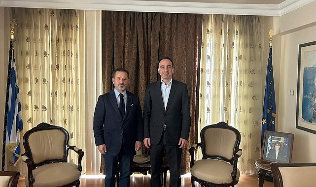 Hikmet Yıldırım’dan Konsolos Radıopoulos'a Nezaket Ziyareti