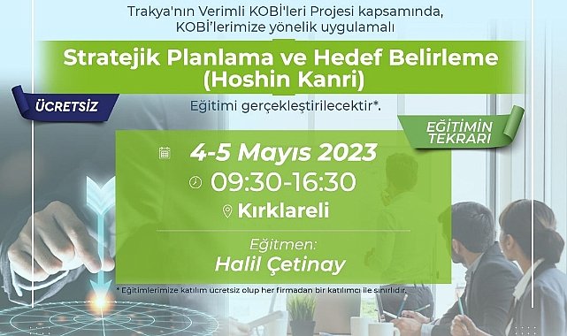 KOBİ’lere Yönelik Eğitim Gerçekleşecek