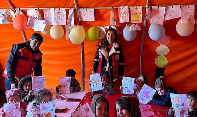 Psikososyal Destek Ekiplerinden Gülümseten Fotoğraflar
