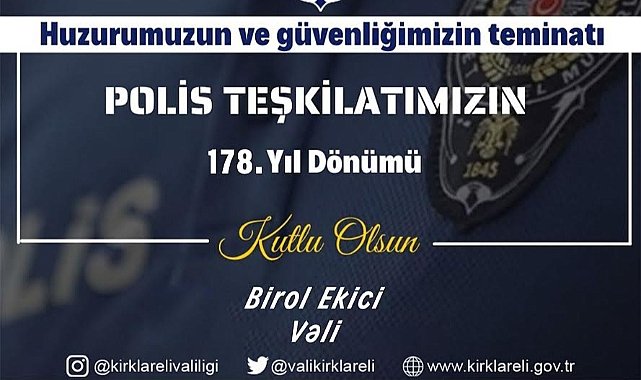 Vali Ekici, “Türk Polisiyle Gurur Duyuyoruz”