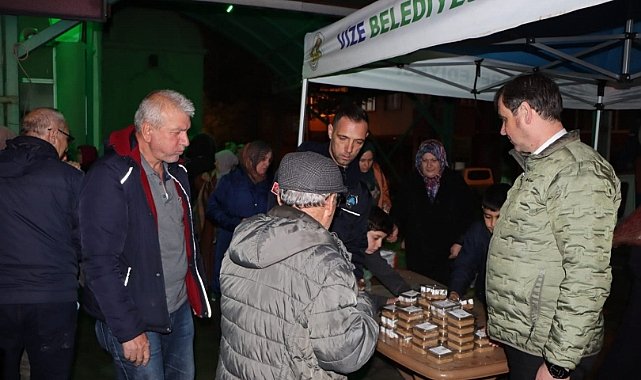 Vize Belediyesinden Kadir Gecesi İkramı