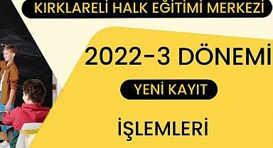 Yeni Kayıt ve Kayıt Yenilemeler Başladı