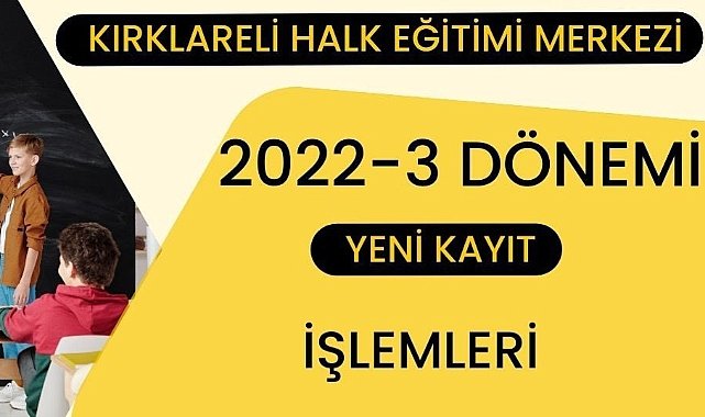 Yeni Kayıt ve Kayıt Yenilemeler Başladı