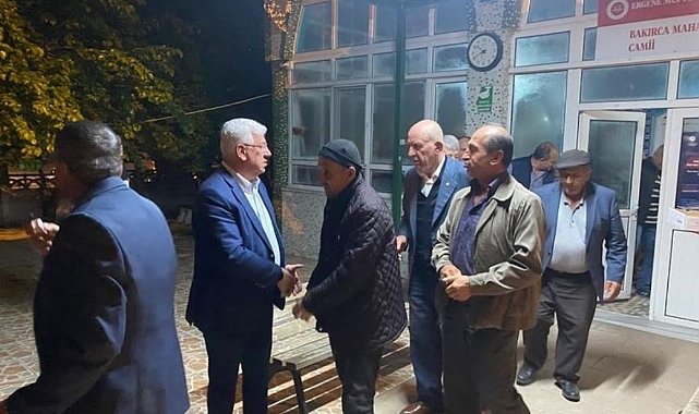 Başkan Yüksel Hacı Adaylarının Mevlidine Katıldı