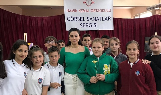 Görsel Sanatlar Dersi Yıl Sonu Sergisi Açıldı