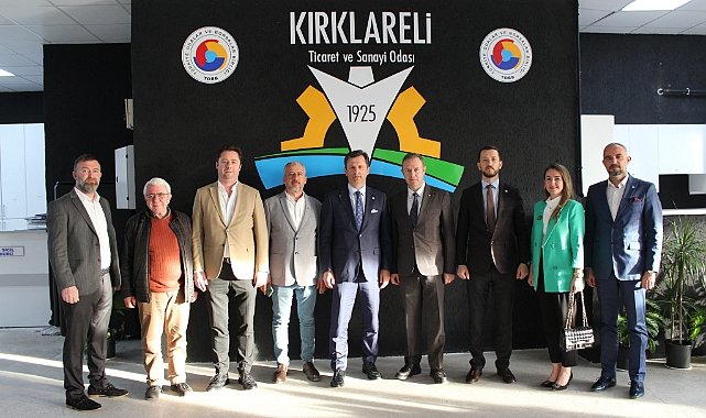 İYİ Parti Kırklareli Milletvekili Adayı Yörükçüoğlu’ndan KTSO Ziyareti