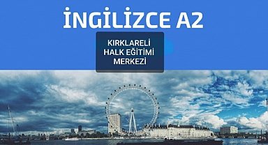 Kırklareli HEM’den İngilizce A2 Seviyesi Kursu 