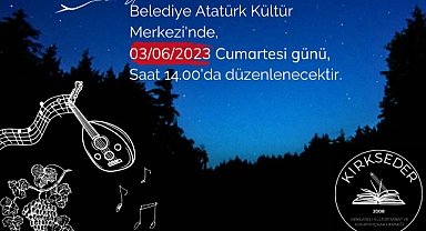 KIRKSEDER’in Sanat Dolu Etkinliği 3 Haziran’da 