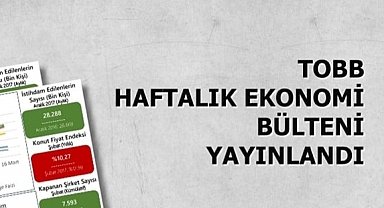 TOBB Haftalık Ekonomi Bülteni Yayımlandı