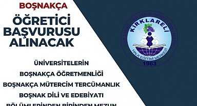 Halk Eğitim Merkezi Boşnakça Öğreticisi Arıyor