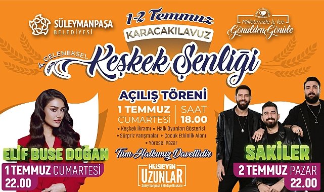 Keşkek Şenliği 1 Temmuz’da Başlıyor