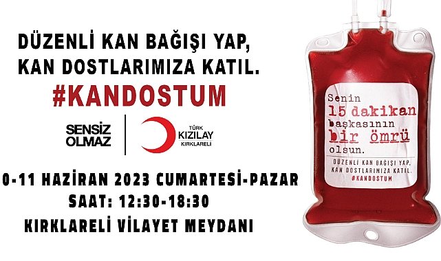 Kızılay’dan Kan Bağışı Çağrısı