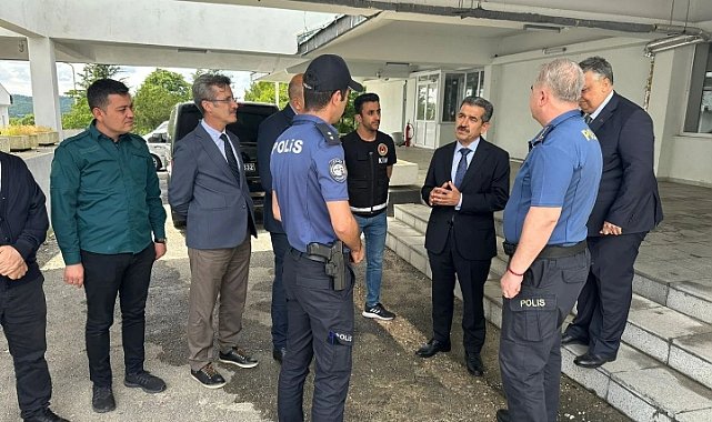 Vali Ekici Dereköy Kara Hudut Kapısını Ziyaret Etti