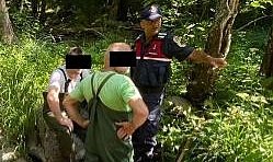 Balık Avı Yapan İki Şahıs Suçüstü Yakalandı