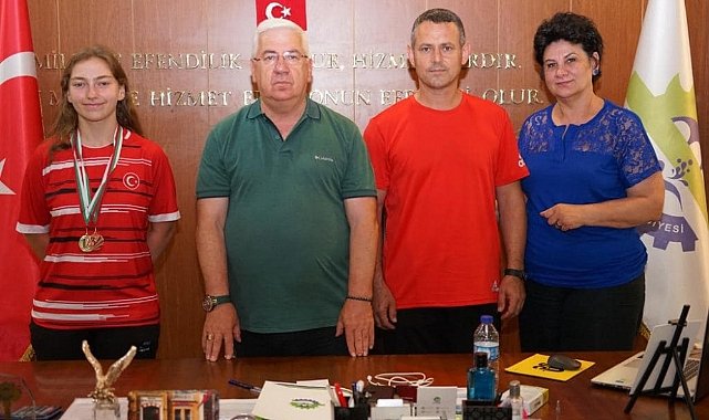Başarılı Sporcu, Başkan Yüksel’i Ziyaret Ettiler