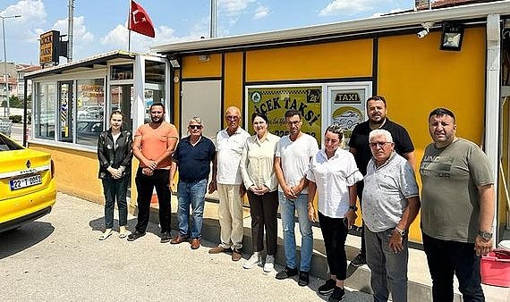 Belgin İba Taksicilerle Buluştu