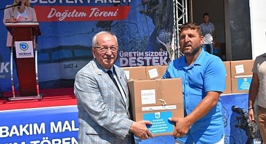 Büyükşehirden Balıkçılara Malzeme Desteği