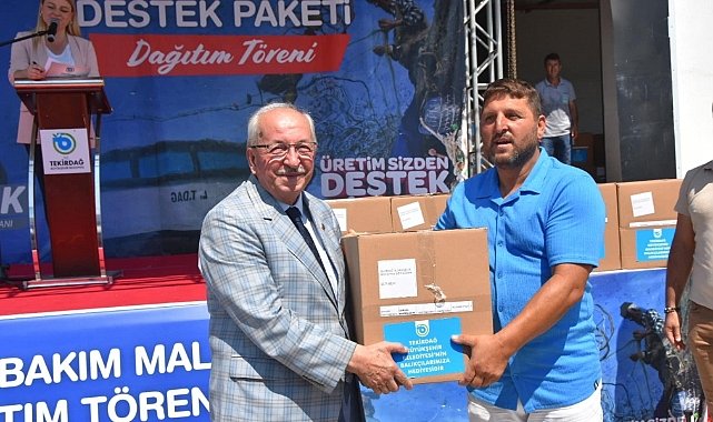 Büyükşehirden Balıkçılara Malzeme Desteği