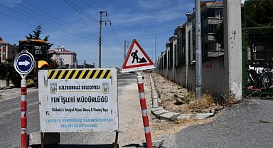 Lüleburgaz’da Yoğun Çalışma Sürüyor
