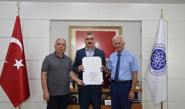 Rektör Şahin’e “Akreditasyon” Ziyareti