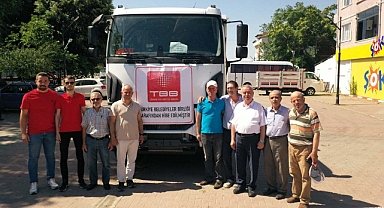 Türkiye Belediyeler Birliği'nden Üsküp'e Hibe Kamyon