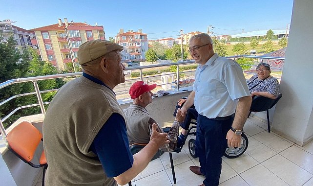 Uysal Huzurevi Sakinlerini Ziyaret Etti