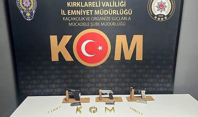 Üzerlerinde Ruhsatsız Tabancalarla Yakalandılar