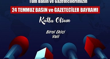 Vali Ekici Basın Mensuplarını Unutmadı 