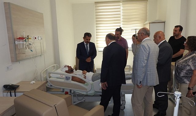 Vali Ekici’den Geçmiş Olsun Ziyareti