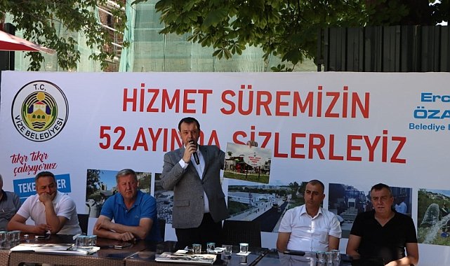 Vize’de 52 Aylık Hizmet Süresi Değerlendirildi